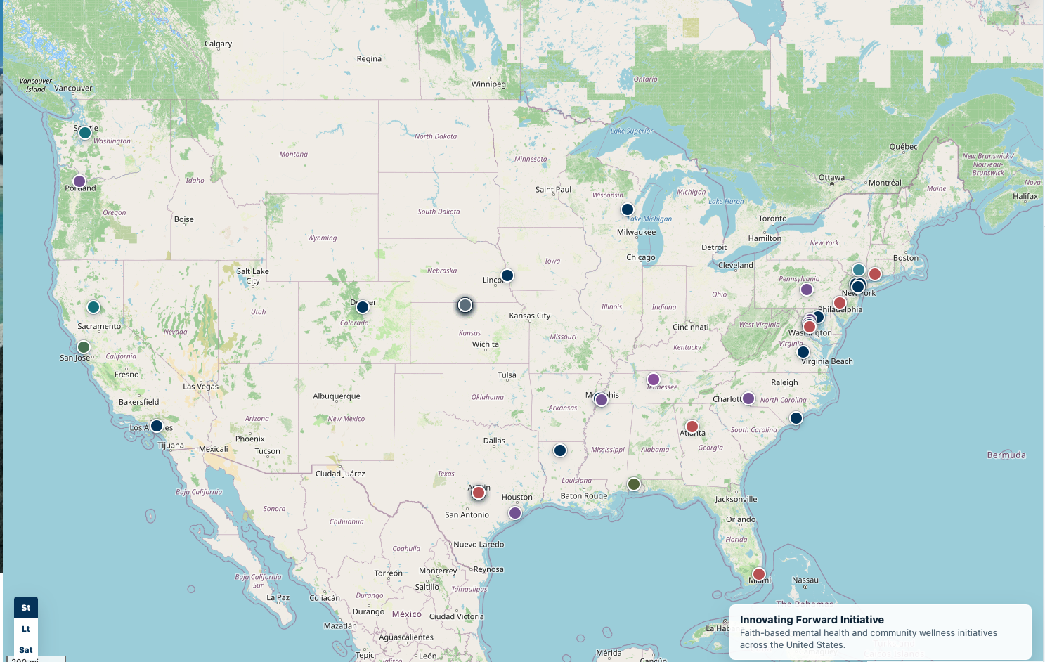 Map of IFI